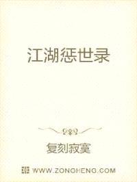 江湖惩世录封面